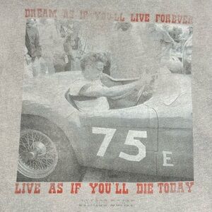 James Dean Quote Vintage Tee – Medium